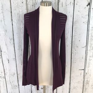 Express maroon cover up sweater